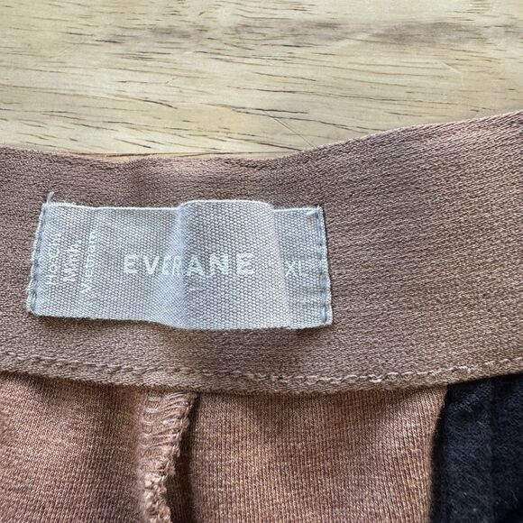 Everlane The Dream Knit Pant Sz XL Golden Brown Pocket Tapered Ankle Length EUC - Picture 14 of 16